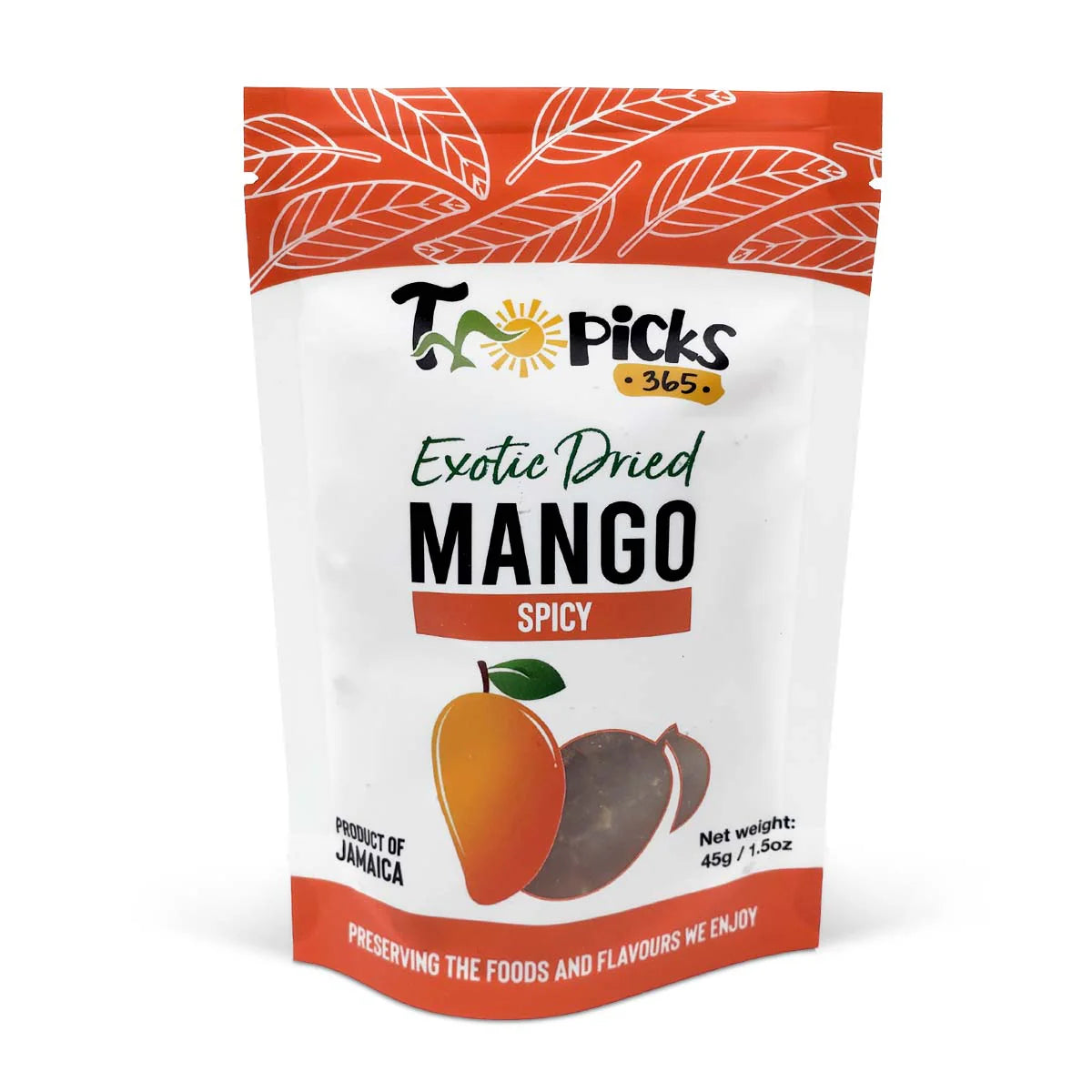 Tropicks365 Dried Mango Spicy, 45g